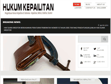 Tablet Screenshot of hukumkepailitan.com